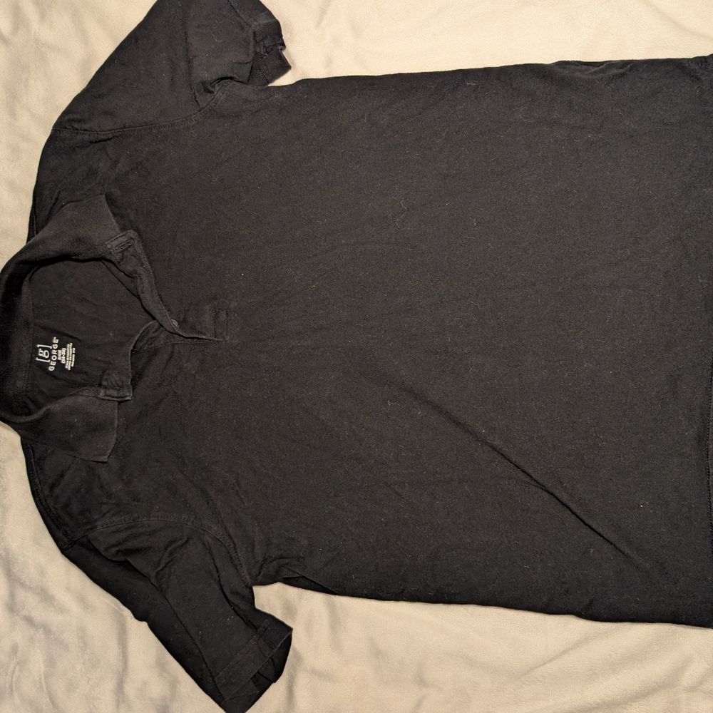 George Men's Black Polo Shirt